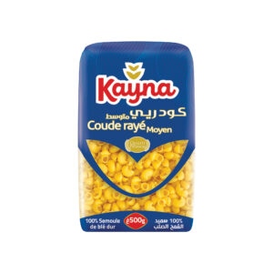 Kayna Medium Striped Elbows Pasta - 500g