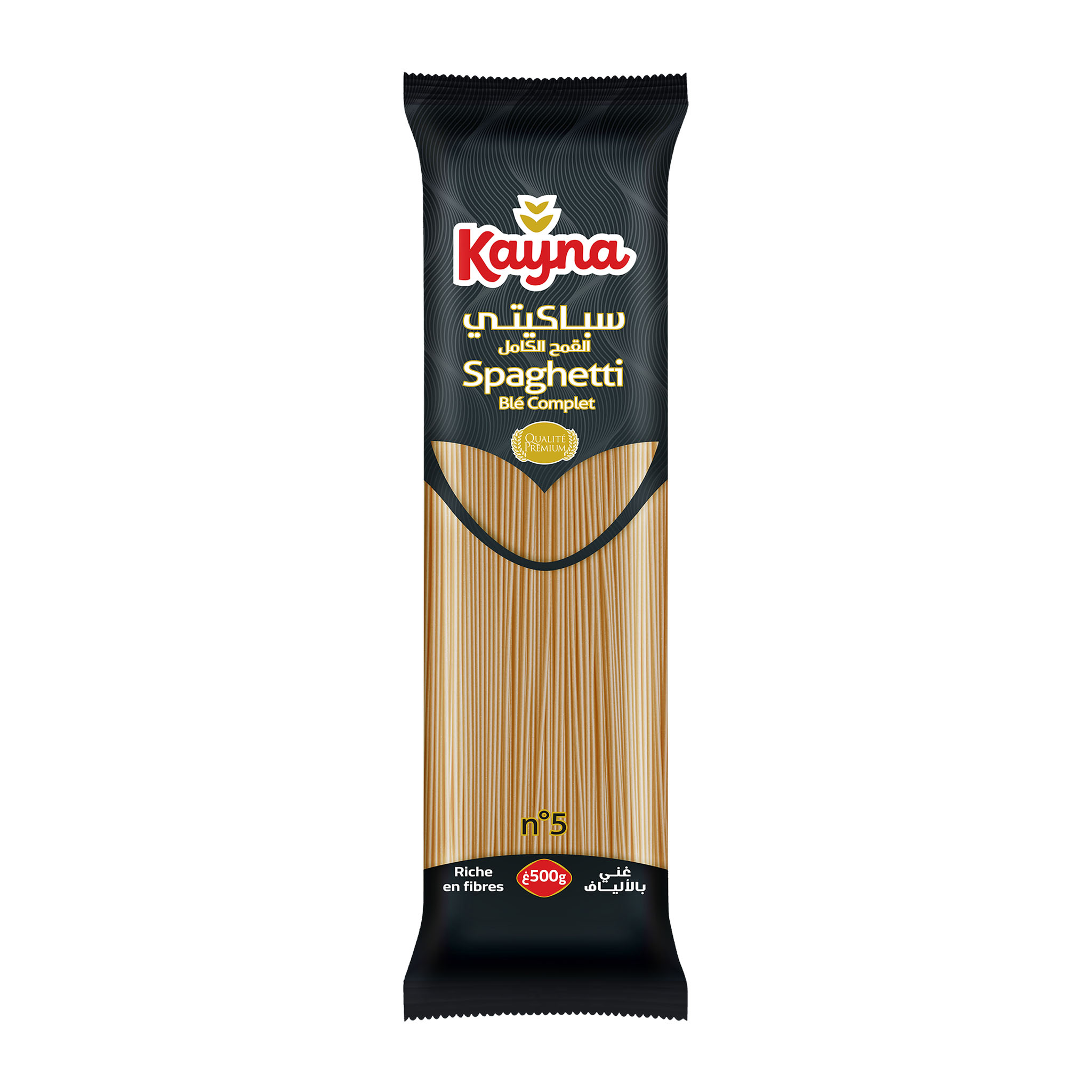 Kayna Spaghetti Whole Durum Wheat N°5 - 500g